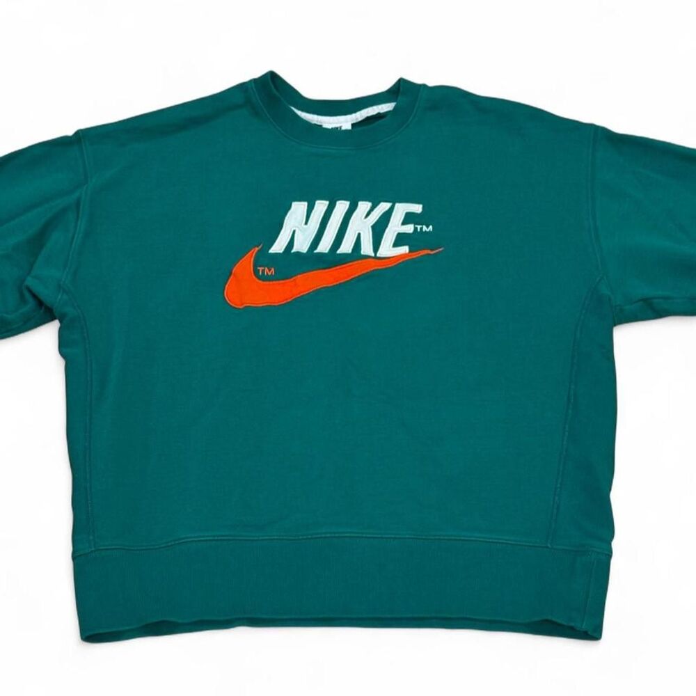 Nike Green Graphic Crewneck Sweatshirt – Size L